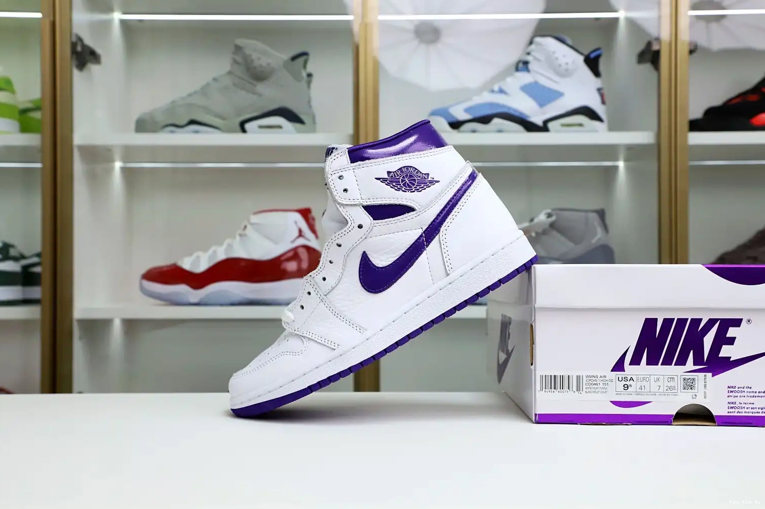 Air High OG 1 Kimikick Court Purple Jordan 0806